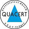 Logo Quacert Zertifizierung als AZAV-Träger